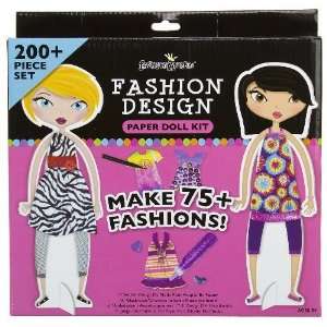  Fashion Design Paper Doll Kit Toys & Games
