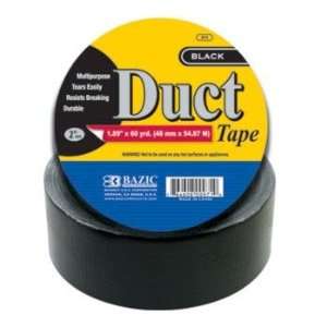  BAZIC Duct Tape, 1.89 Inch x 60 Yards, Black Office 