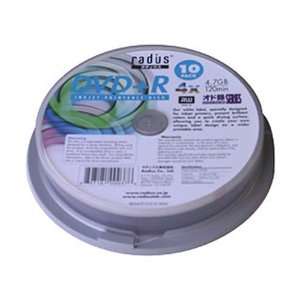  Radius Technology DVD+R Printable 4.7 GB / 120 Min 4x ( 10 