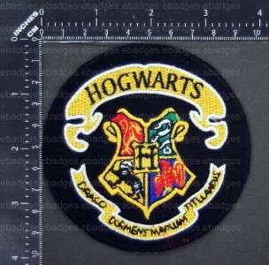 D545 Harry Potter HOGWARTS SCHOOL Crest Iron On Patch  