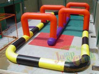 SPORTS & GAMES   INFLATABLE RACE TRACK GO KARTS & OTHER  