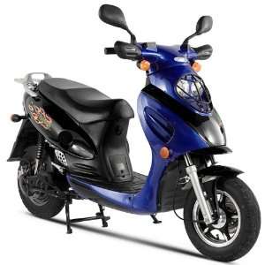  XM 3000 Electric Moped   Blue   43 MPH