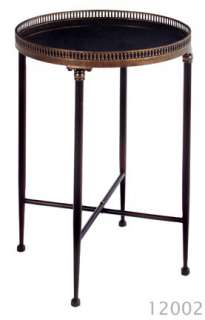 Vintage Hollywood Style ROUND ACCENT Bar Side End TABLE  