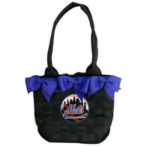  New York Mets Black Medium Bucket Purse