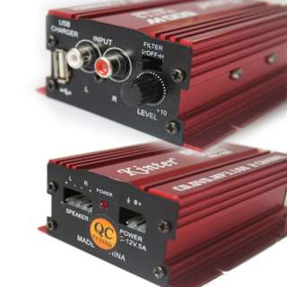 500W Stereo Power AMP RCA Amplifier Car Boat Motorcycle  
