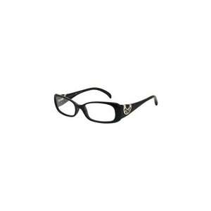  New Fendi FS F847 001 Black Plastic Eyeglasses 53mm 