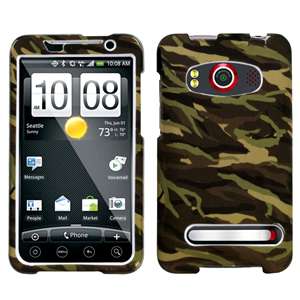 Hard SnapOn Phone Cover Case for HTC EVO 4G 4 Sprint CAMO G  