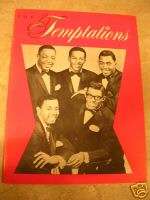 TEMPTATIONS 1966 CONCERT PROGRAM MARVELETTES SUPREMES*  