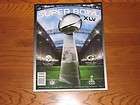 NEW Super Bowl XLV Program Green Bay Packers versus Pittsburgh 