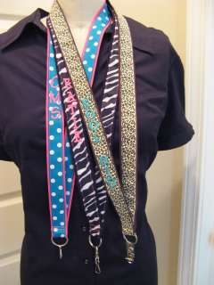 Personalized Lanyard ID Badge Holder   Boutique Ribbon  