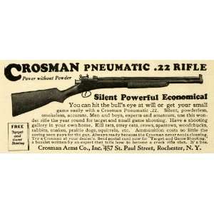   Rifle Arms Rochester New York Shooting Hunting Gun   Original Print Ad