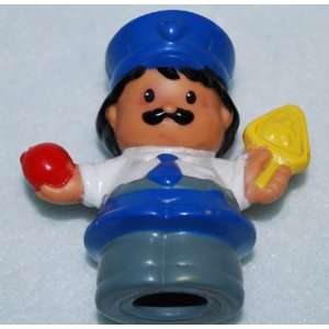  Fisher Price Little People Crossing Guard Male *Used Toy 