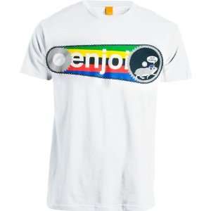 Enjoi T Shirts Fixed Gear Hamster   White  Sports 