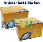 INFINITY® REF 1060w 10 REFERENCE CAR SUBWOOFERS SUBS WOOFERS 4 