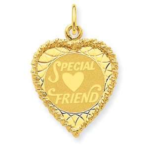  14K Special Friend Charm Jewelry