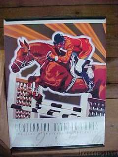 Centennial Olympic Games Equestrian Horse Poster New  