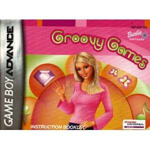  Barbie   Goovy Games GBA Instruction Booklet (Game Boy Advance 