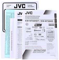 JVC KW NT30HD KWNT30HD 6.1 In Dash Double Din DVD Receiver w 