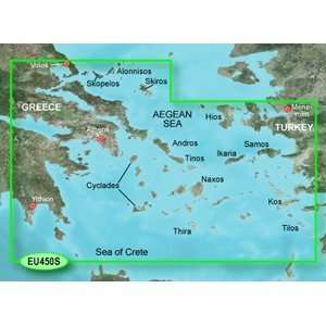  Garmin Bluechart G2   HEU450S   Athens & Cyclades   Data Card 