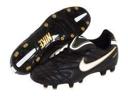   NATURAL III FG 2011 Soccer SHOES KIDS   YOUTH BLK/WHT/GLD  