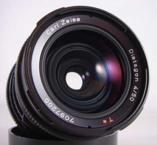   Distagon 50mm f4.0 T* CF FLE Lens with front and rear caps