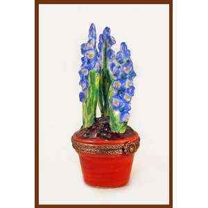  Potted Gladiolus Flower French Limoges Box