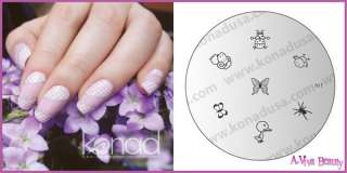 Konad Stamping Nail Art Manicure Design IMAGE PLATE M1  