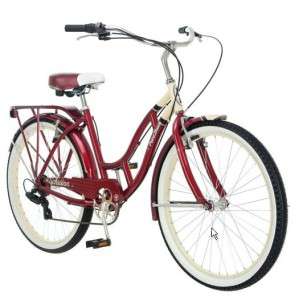NEW 26 Schwinn Ladies RED Beach Cruiser Bike Bicycle  