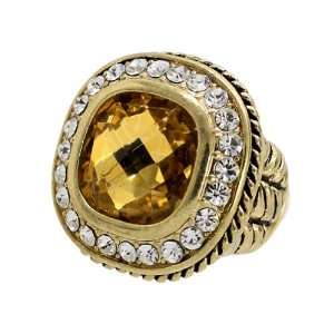  Antique Gold Plated Vintage Style Fashion Stretch Ring 