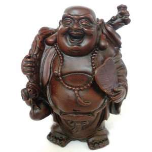  3.5 Big Belly Laughing Buddha Statue Figurine Luck Feng 
