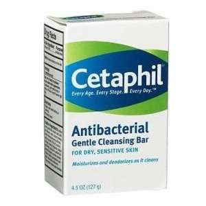  Cetaphil Antibacterial Gentle Cleansing Bar 4.5oz Health 