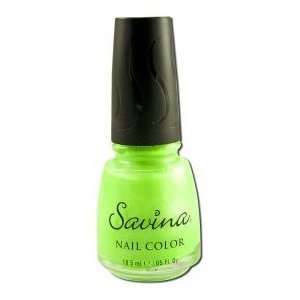   Savina Non Toxic Nail Polish Green Neon