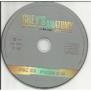  Greys Anatomy Season 5 Disc 6 Replacement Disc Movies 
