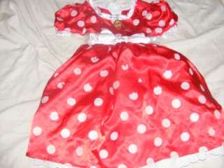  Minnie Mouse Costume Girls Size Small 5/6  