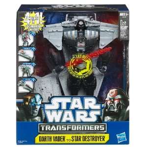 Star Wars Transformers Class III DARTH VADER TO STAR DESTROYER NEW 