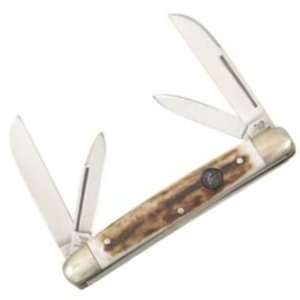   Blade Congress Pocket Knife with Deer Stag Handles
