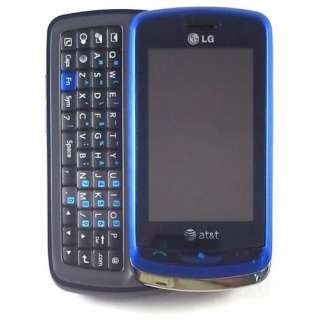 LG Xenon GR500 Qwerty Slider Touchscreen   Blue (AT&T) Cellular Phone 