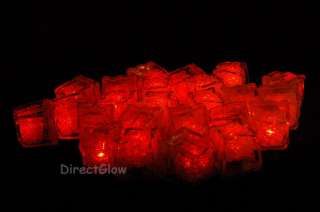 Set of 6 Litecubes ORANGE Light up LED Ice Cubes 722301710289  