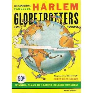  1963 Harlem Globetrotters Yearbook Magicians of Basketball 