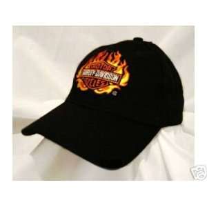  Harley Davidson Flaming Shield Hat