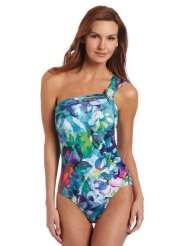 Profile by Gottex Womens Paradise One Shoulder One Piece Swimwear