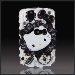  Hello Kitty Black Lace w Diamonds Treats Cake style case 