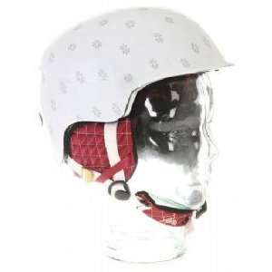 Red Aletta Snowboard Helmet White Plaid