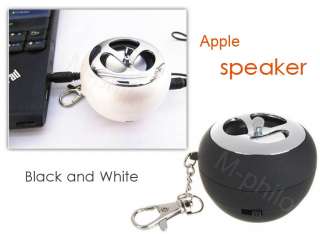 Mini Audio Speakers apple shape Capsule USB Portable Speak for PHONE 