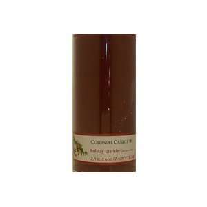   Candle Holiday Sparkle 3 X 6 Scented Smooth Pillar Candle Home