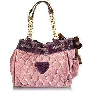 NWT $228 Juicy Couture Quilted Circles Day Dreamer Tote (Tattered 