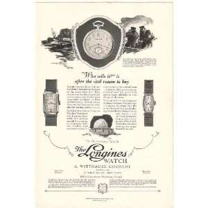  1926 Longines Watch Watches US Naval Torpedo Boat Print Ad 