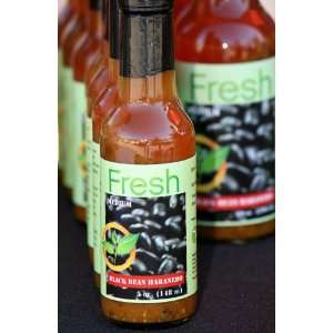 Black Bean Habanero Hot Sauce   Organic Ingredients   Hot 10 oz 