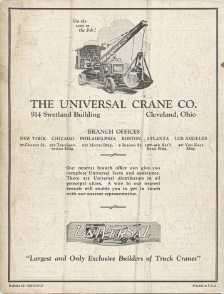 1927 Mack Truck Universal Crane Catalog on CD  
