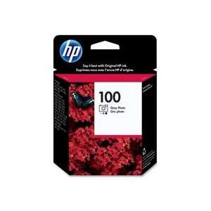HP 100 Ink Cartridge, 80 Page Yield, Gray   Sold as 1 EA   The HP 100 